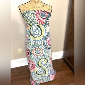 Colorful Paisley Maxi Dress